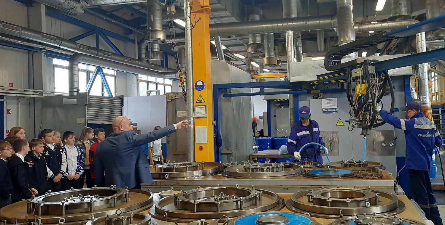 Посещение цеха по производству полиуретановых изделий Транснефть - Диаскан